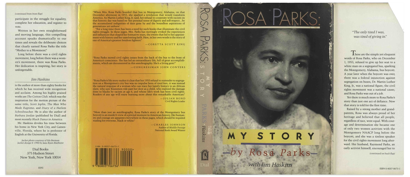 Rosa Parks Signed Copy of ''My Story''